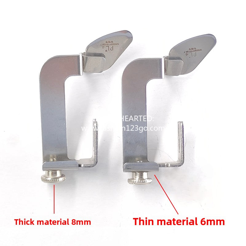 1114★ Sewing machine accessories, new adjustable flat car, non-ironing, lower folding edge pull cylinder, door placket sticker, turtle back arc splicing seam roll