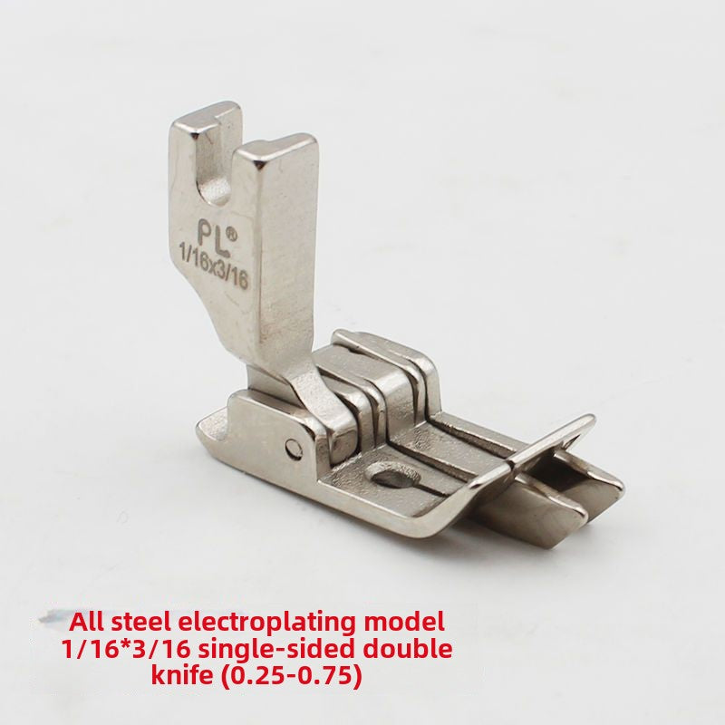 1211★ Pied presseur à double couteau SP-18 tout acier, pied presseur tangentiel pour sac à dos en jean, pied presseur à chariot plat à double butée à ligne ouverte 0,1/0