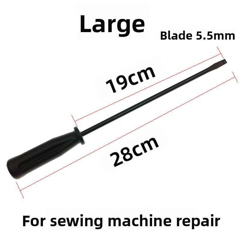 1667★  High-quality thin knife edge sewing machine special one-word screwdriver, screwdriver, screwdriver, sewing machine needle, maintenance tool, black carbon steel screwdriver