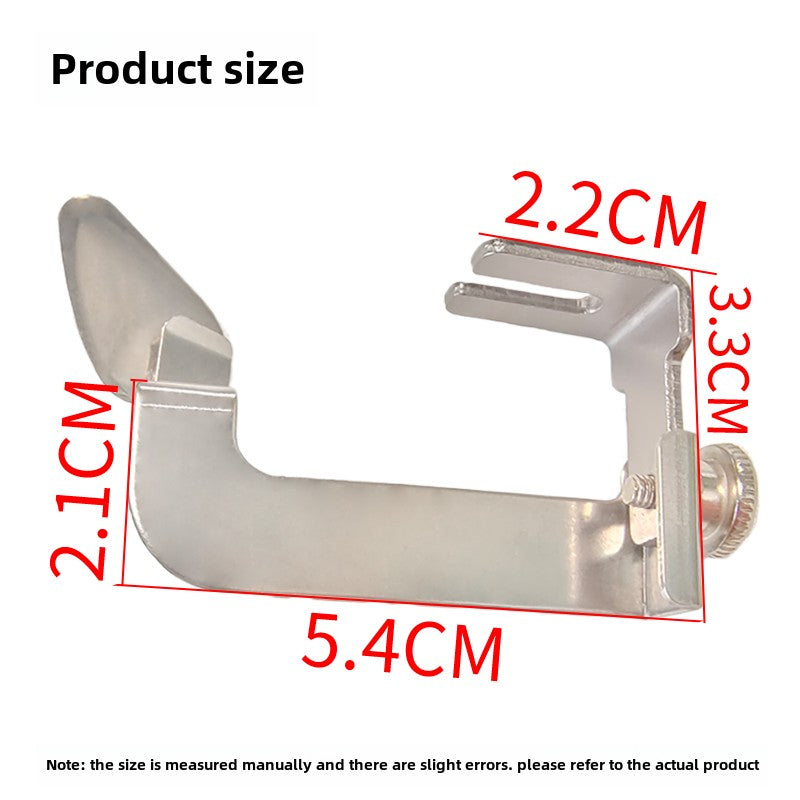1114★ Sewing machine accessories, new adjustable flat car, non-ironing, lower folding edge pull cylinder, door placket sticker, turtle back arc splicing seam roll