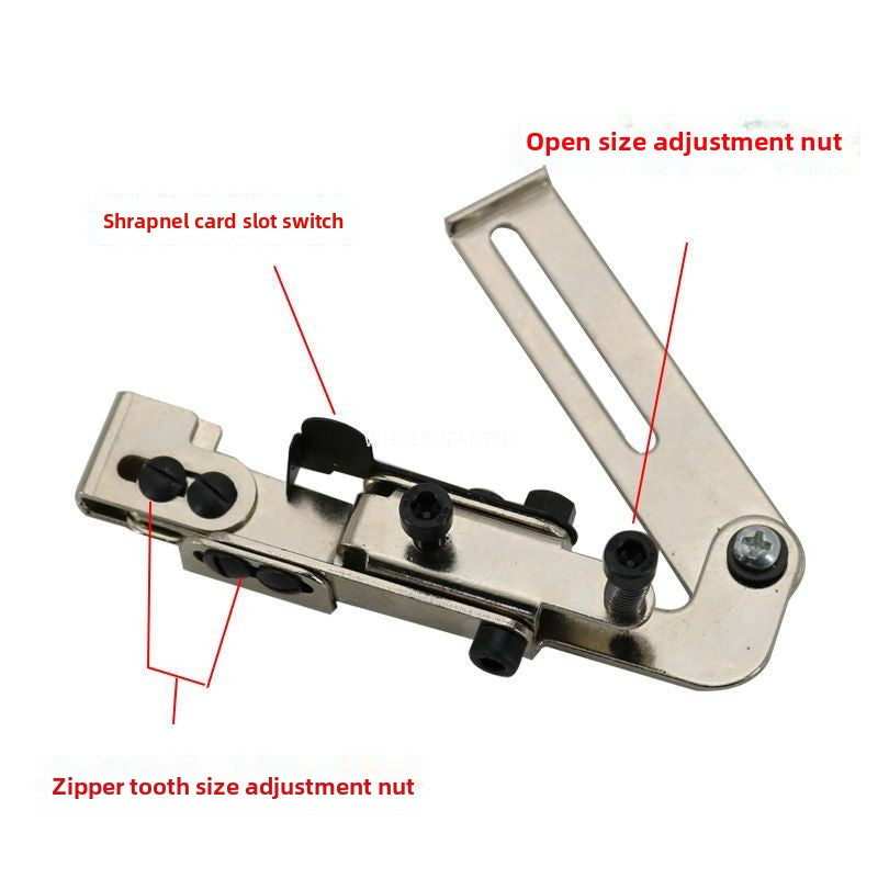 1039★ Zipper gauge upper zipper artifact press zipper line gauge flat car sewing placket line clip zipper locator