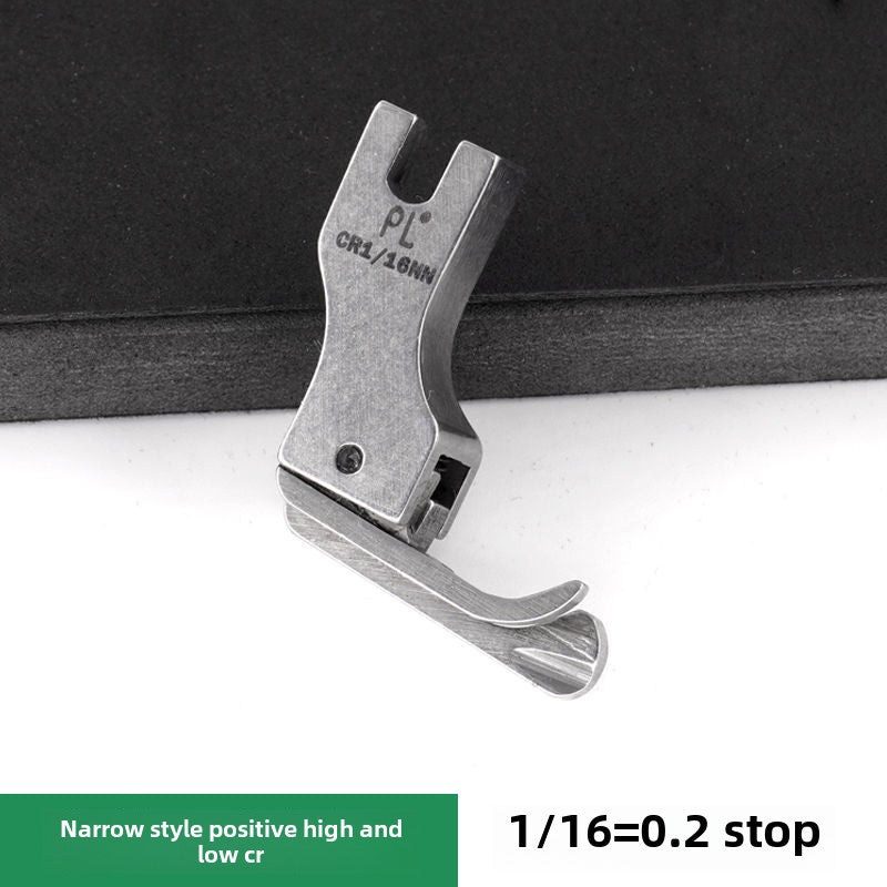 1212★ Prensatelas planas PL de alto y bajo estilo angosto, prensatelas de cabezal grande de alto y bajo, línea de prensado de cremallera superior, accesorios totalmente de acero, herramienta de costura