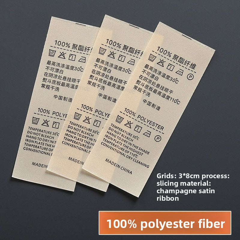 3224★ Washing label Spot washing water mark Customized clothing washing mark Ingredient mark Trademark printing Washing label Customized free shipping