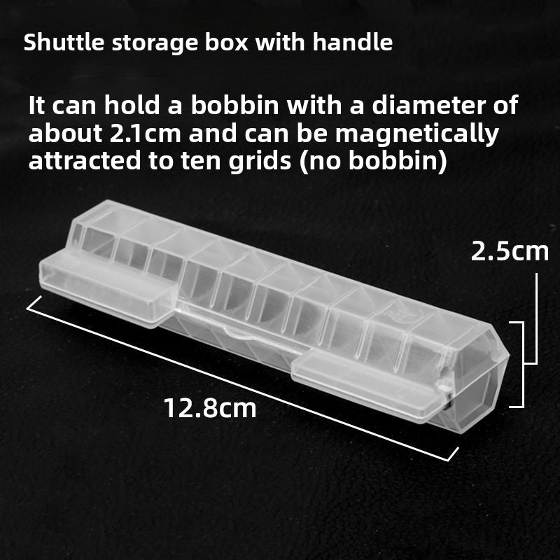 1565★  Computer flat car sewing machine shuttle core magnet storage box Jack A3A4 Zhongjie Fushan brothers plastic lock cylinder wire core