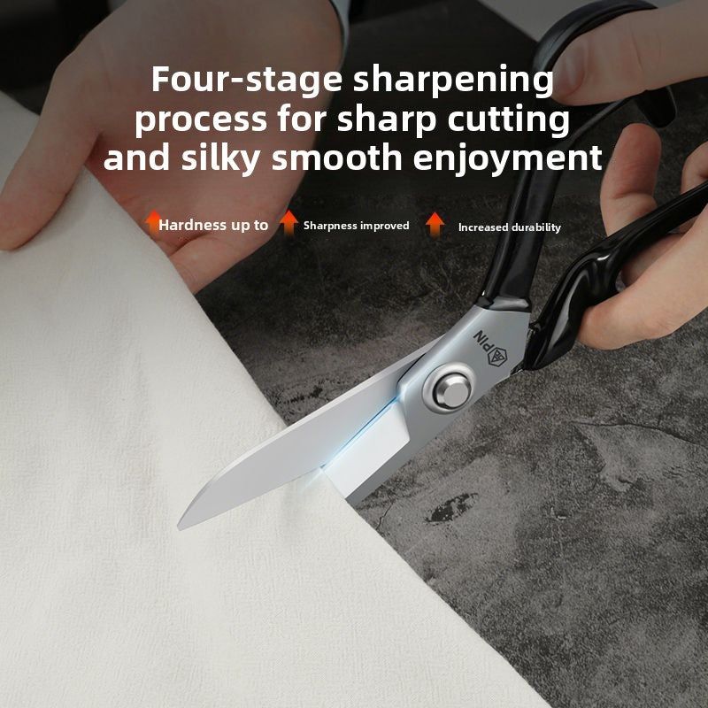 1701★  Thick material nemesis tailor special scissors household sewing scissors clothing cloth cutting industrial scissors strong cutting large