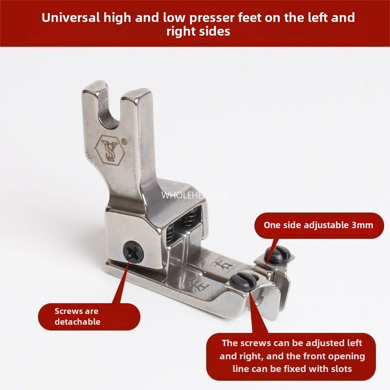 1060★ Computer flat car universal new adjustable left and right high and low stops, presser foot rib positioning, multi-purpose pressing thread sewing
