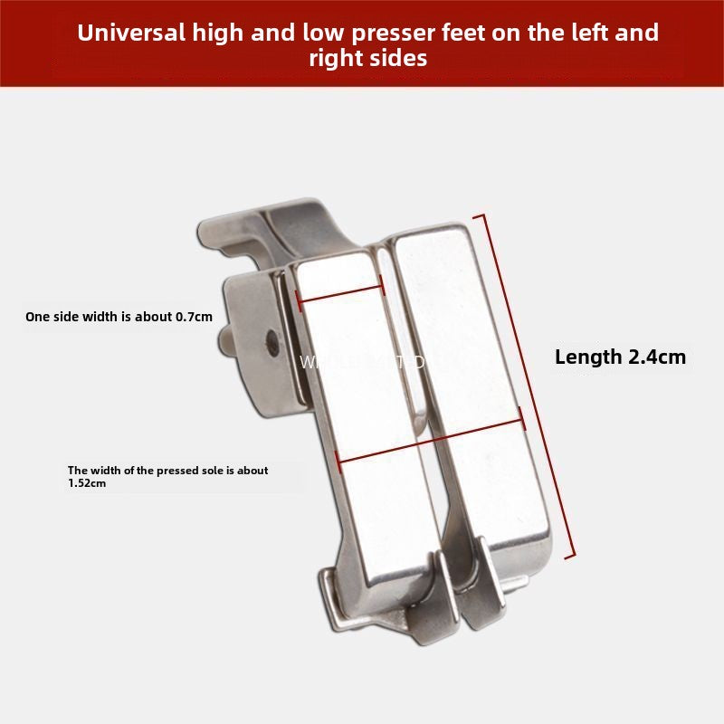 1060★ Computer flat car universal new adjustable left and right high and low stops, presser foot rib positioning, multi-purpose pressing thread sewing