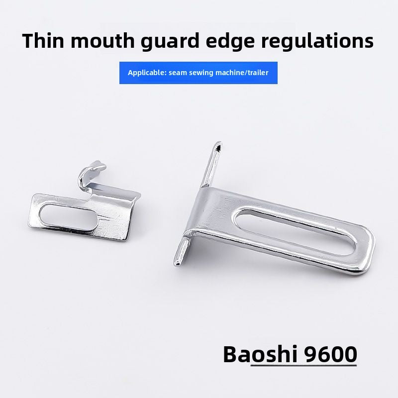 1621★  New model, small mouth rib, regular sewing machine, three needles and five threads, rolled hem piece, Baoshi 9600 Xingrui 720