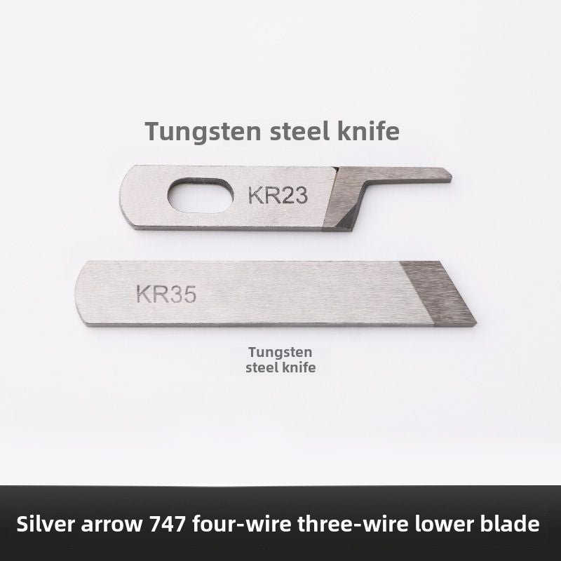 1096★ Sewing machine accessories edge locking machine, silver arrow four-wire edge copying machine industrial oversewing machine 747 upper and lower blades genuine Eagle brand