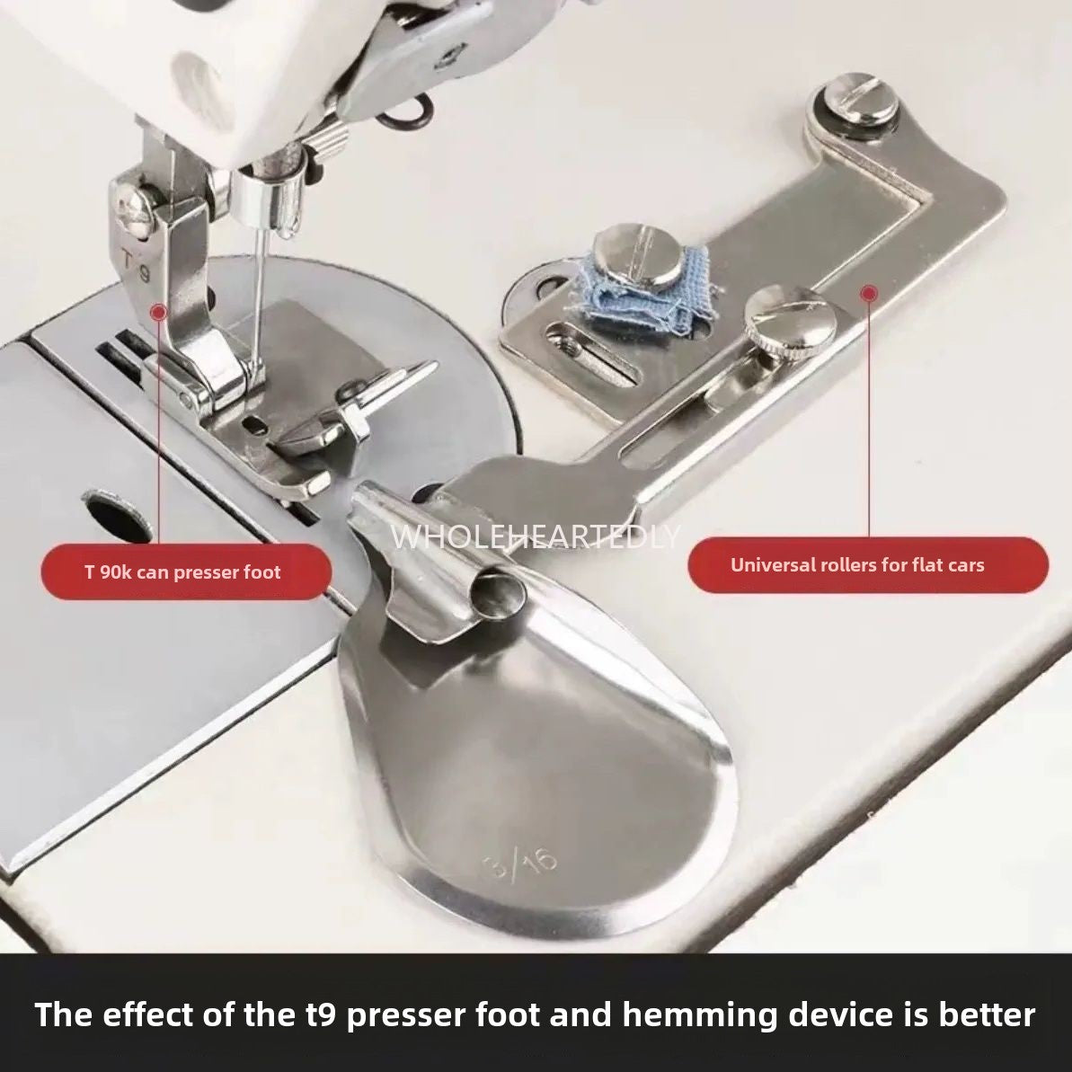 1028★  Flat car T 90,000 can presser foot shirt access control curtain, hemming, hemming multi-purpose presser foot sewing machine accessories