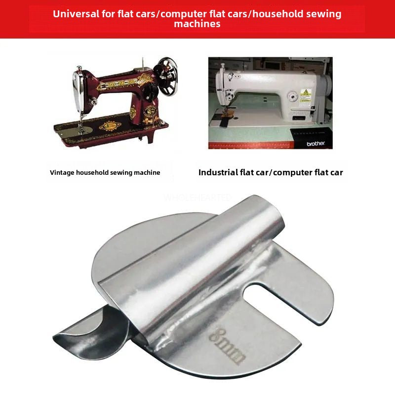 1074★Household vintage sewing machine, universal computer flatbed, spiral rolling edge maker for handmade towel rolling edge pull tube