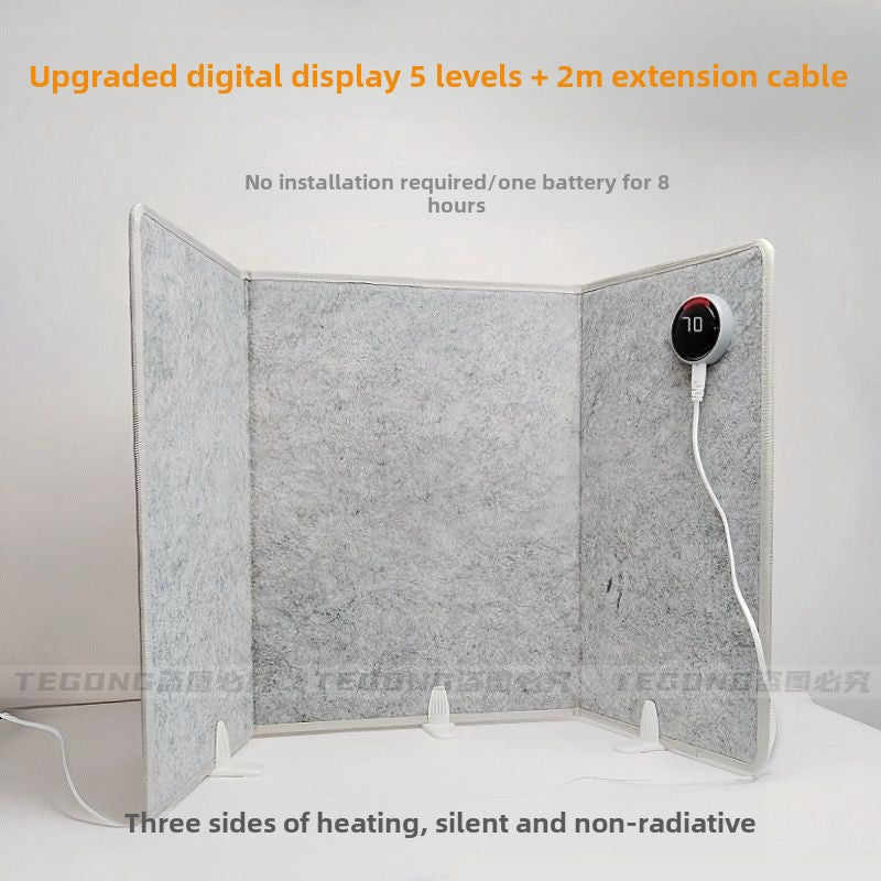 1085★ Sewing machine foot warmer carbon crystal heating safety and power saving foot warmer artifact installation-free sewing machine leg warmer heater (the buyer brings his own transformer socket, the default is 220V in China)