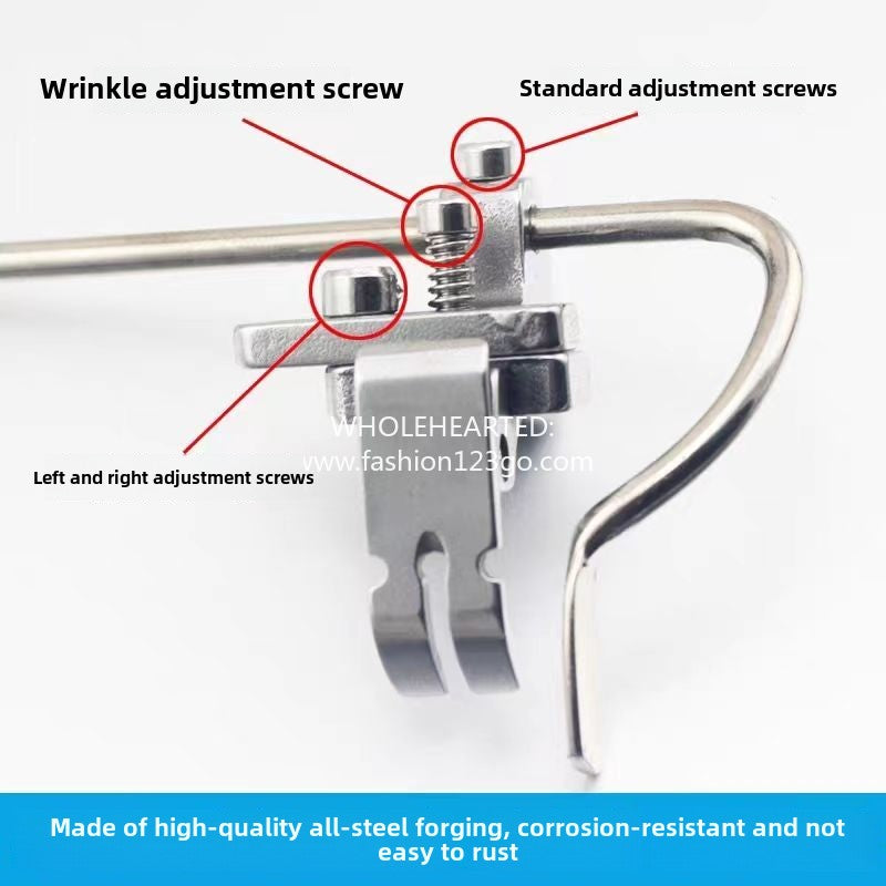 1091★ New flat car six 6-in-1 presser foot multi-function presser foot multi-adjustment left and right unilateral rib positioning wrinkle