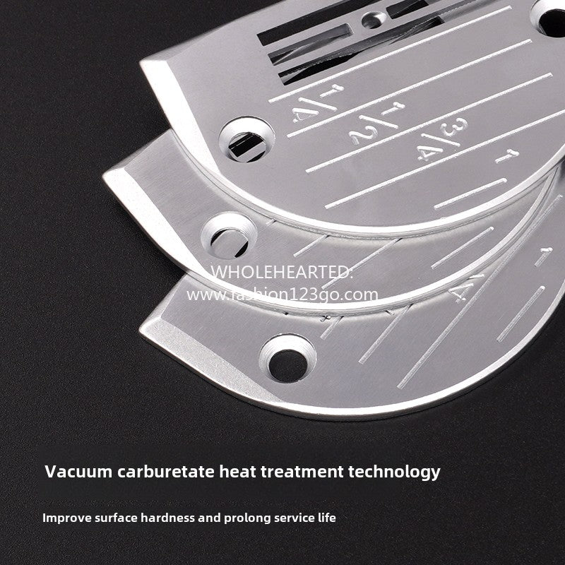 1112★ Computer flat car square German needle plate golden pigeon tooth set thin material needle plate thick material conventional tooth sewing machine accessories