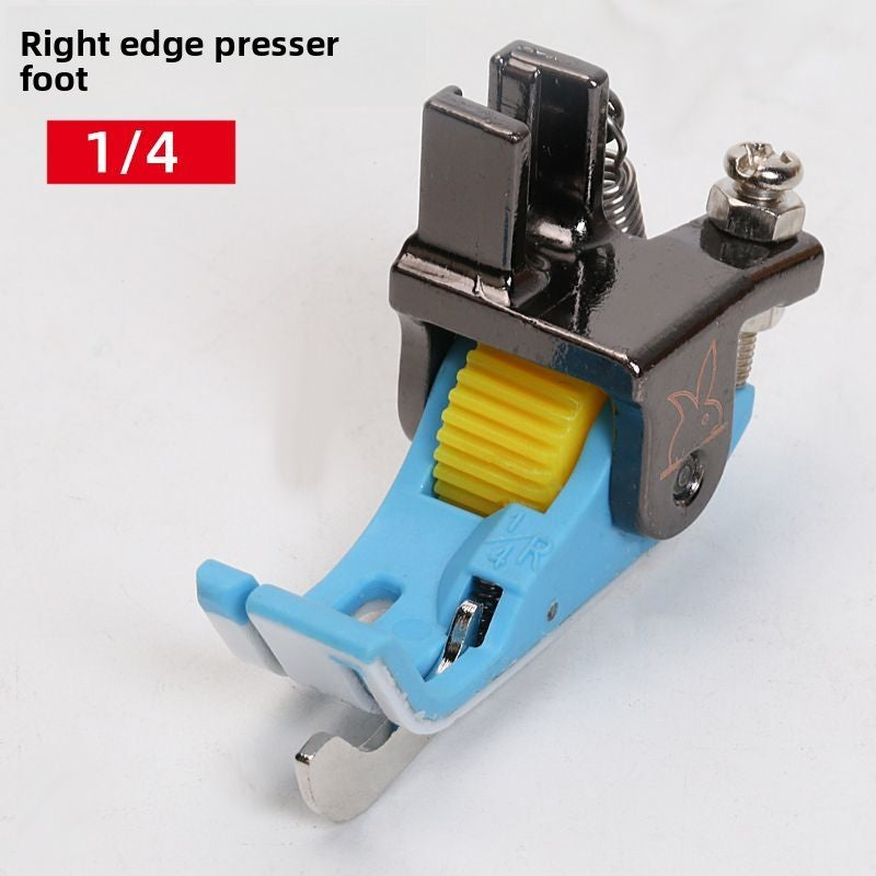 1692★  New flat car plastic Teflon baseplate left and right rib roller presser foot SP-18 with knife presser foot sewing accessories