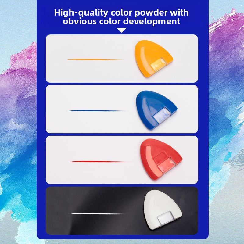 1646★  Clothing cutting and positioning heart-shaped scribing device powder marking wheel triangular powder scribing fine line powder scribing roller powder scribing