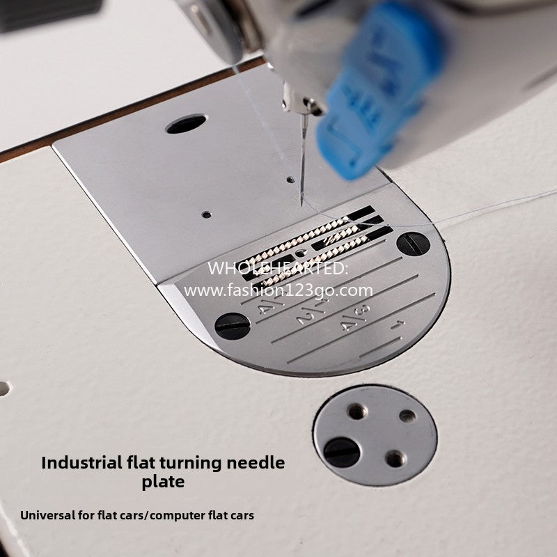 1112★ Computer flat car square German needle plate golden pigeon tooth set thin material needle plate thick material conventional tooth sewing machine accessories