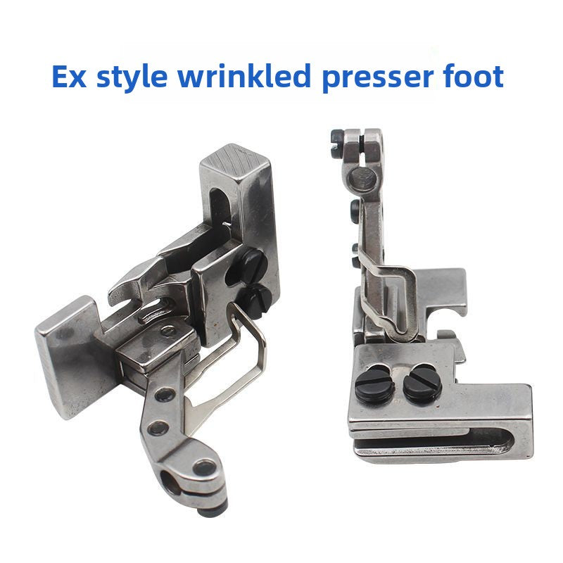 1541★  Discounted wrinkle presser foot, four-wire and five-wire edge locking machine, discounted wrinkle presser foot, double-layer sewing machine accessories