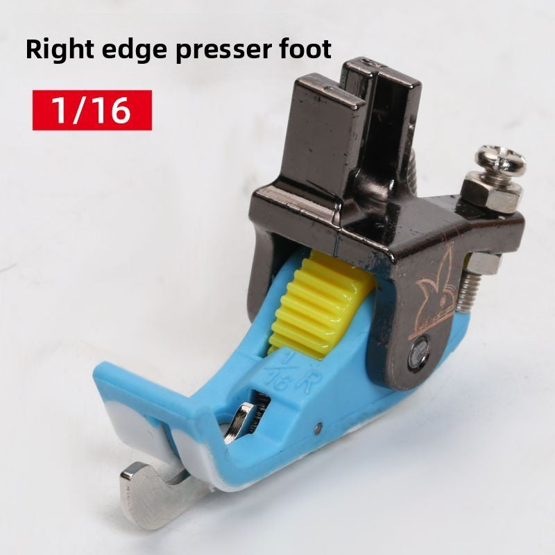 1692★  New flat car plastic Teflon baseplate left and right rib roller presser foot SP-18 with knife presser foot sewing accessories