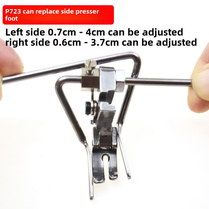 1489★  Computer flat car P803 presser foot open line gear edge presser foot with gear adjustable width and narrow stop fixed presser foot, sewing machine
