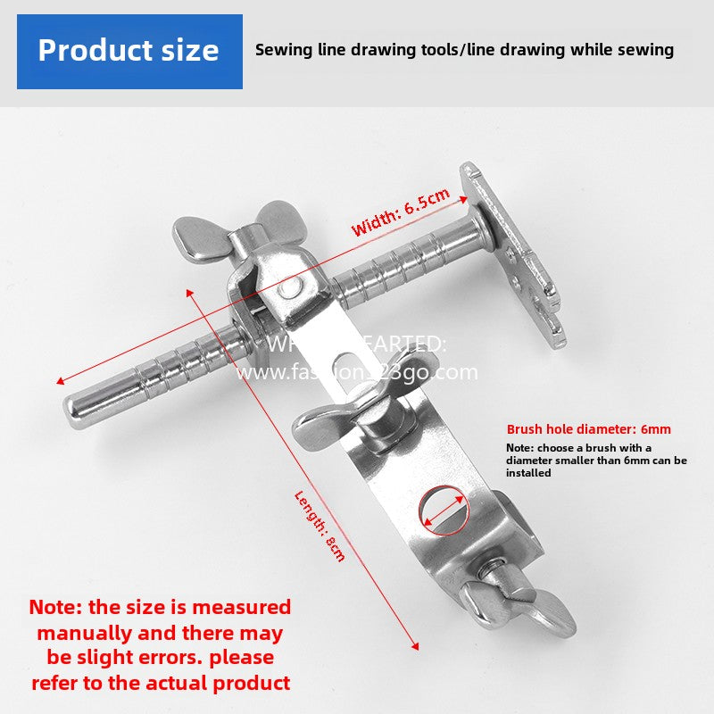 1076★ Adjustable sewing line drawing tool sewing machine computer flat car side sewing line drawing tool sewing machine accessories