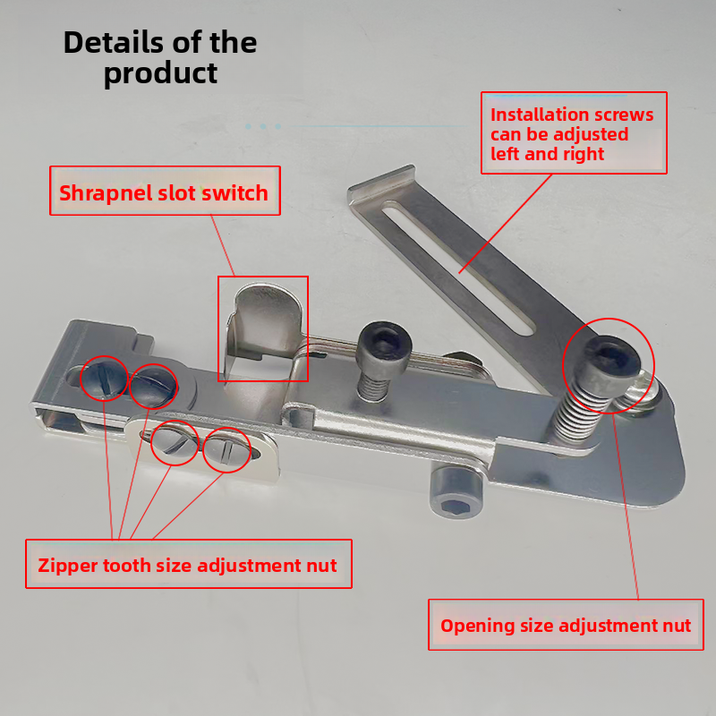 1695★  New zipper regulation, upper zipper, zipper line regulation, flat car sewing placket line clip zipper locator
