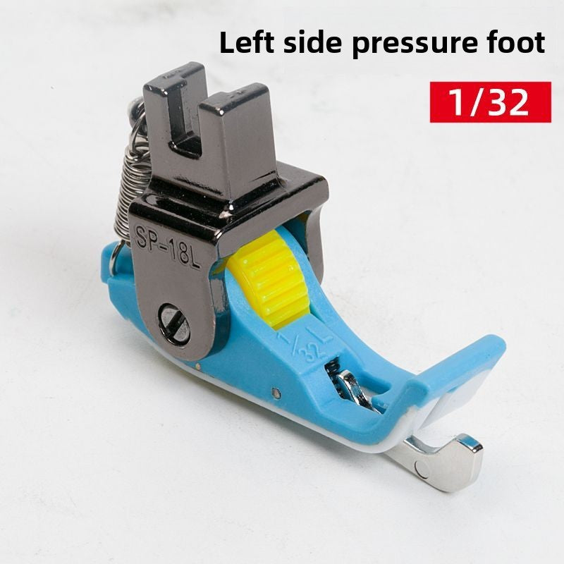 1692★  New flat car plastic Teflon baseplate left and right rib roller presser foot SP-18 with knife presser foot sewing accessories
