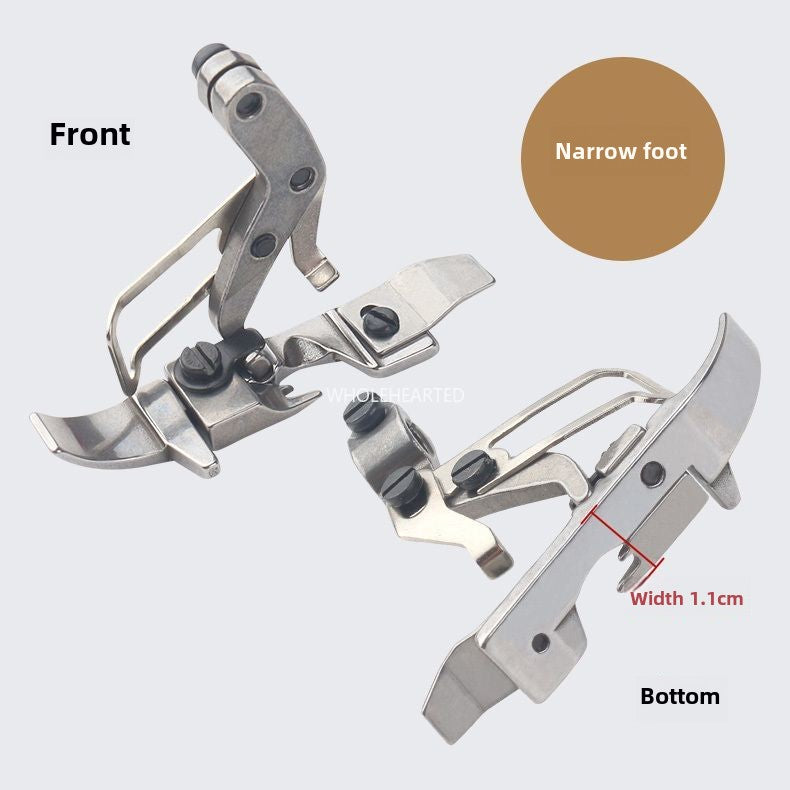 1040★ Jack presser foot Pegasus M800/988 shoulder strap presser foot EX oversewing machine four-wire edge locking presser foot narrow presser foot