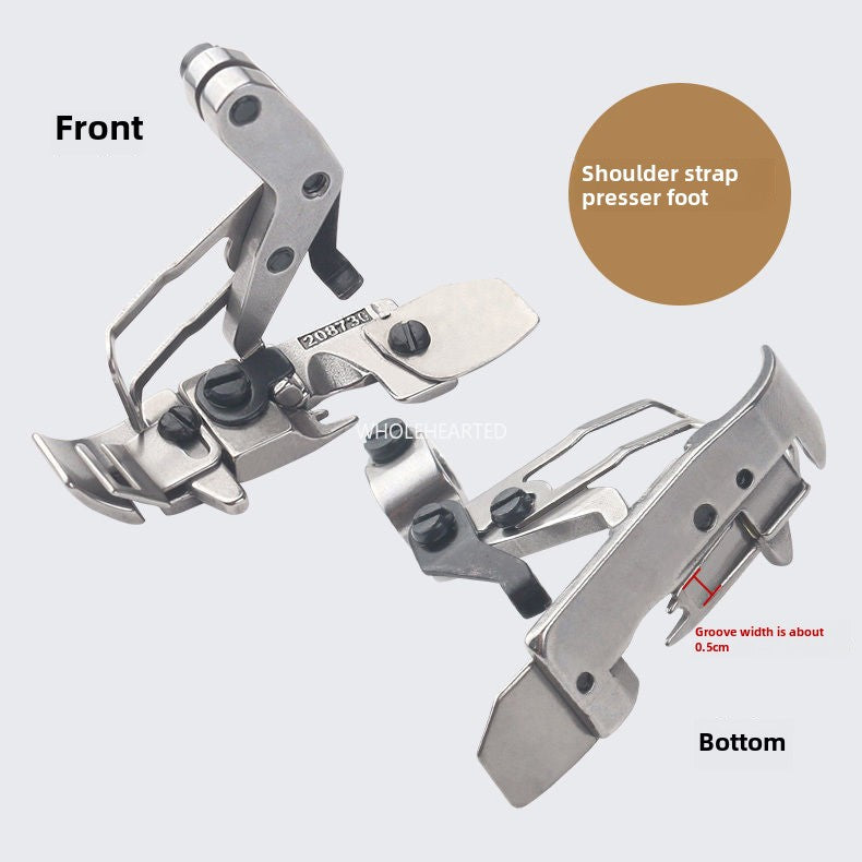 1040★ Jack presser foot Pegasus M800/988 shoulder strap presser foot EX oversewing machine four-wire edge locking presser foot narrow presser foot