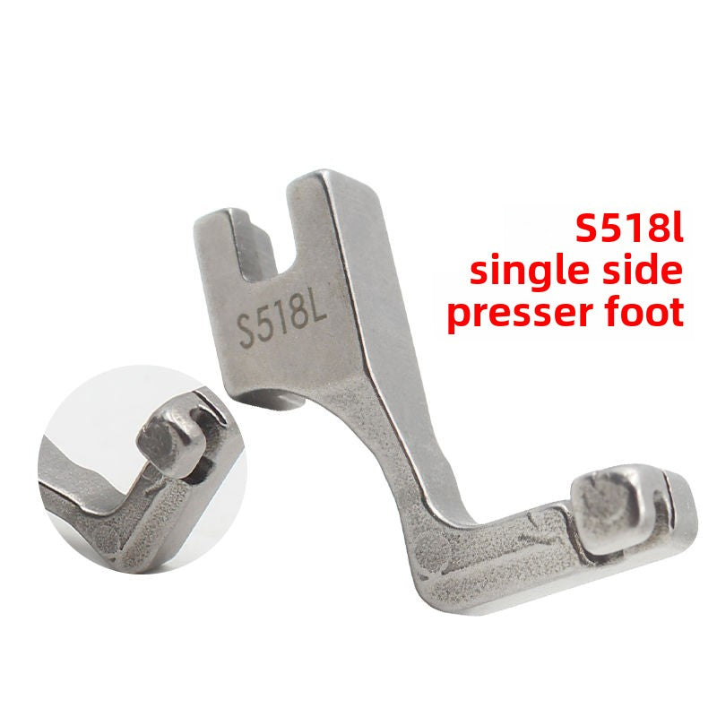 1372★ Boutique invisible zipper presser foot, Daqian unilateral invisible zipper presser foot computer flat car belt guide upper zipper