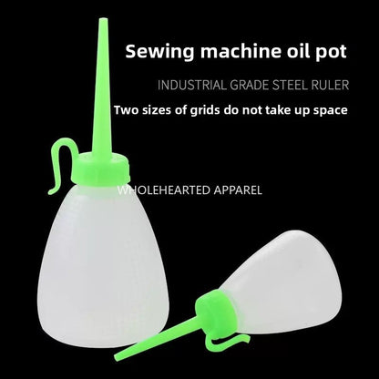 1675★  Plastic size oil pot (empty pot) Resistant to drop and extrusion, not broken, sewing machine oil pot Plastic oil pot for sewing machine