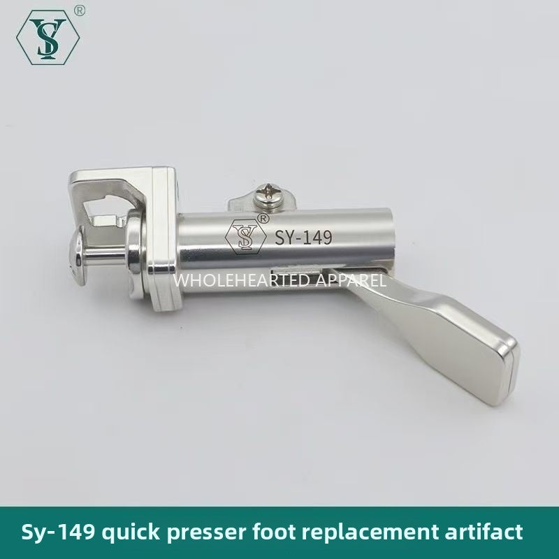 1608★  New SY-149 flat car quick replacement foot presser artifact second change foot presser tool easy replacement without tiring hands ***