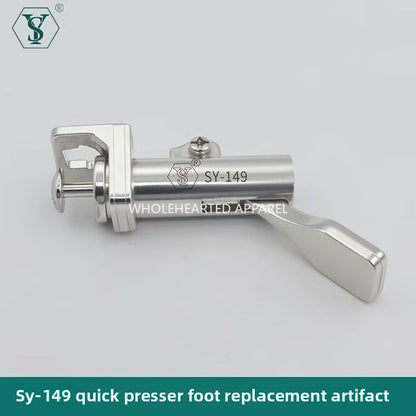 1608★  New SY-149 flat car quick replacement foot presser artifact second change foot presser tool easy replacement without tiring hands ***