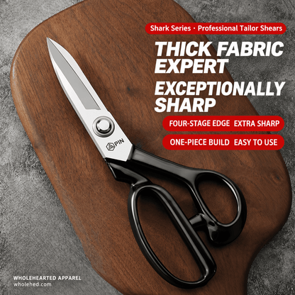 1701★ Large Tailor Scissors for Thick Fabric, Sewing, Garment Cutting, Home & Industrial Use.