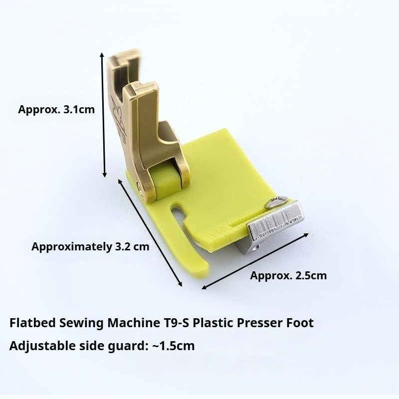 1839★ T9 Adjustable Hemming Presser Foot for Flat-Bed Sewing Machines ★