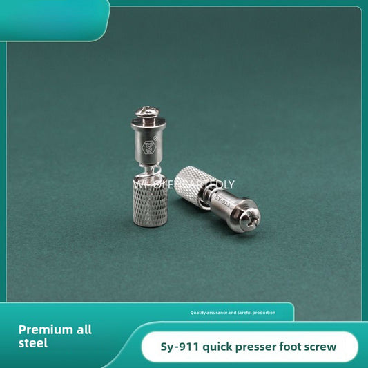 1027★ SY-911 boutique all-steel quick replacement presser foot screw, flat car second change presser foot artifact