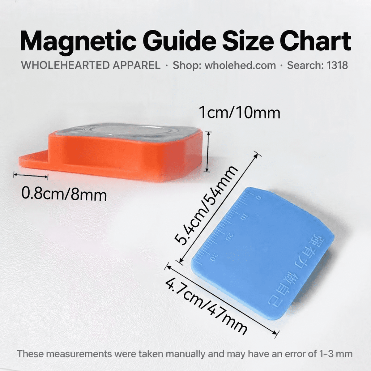 1318★ Beidseitig verwendbare, stark magnetische Nähführung mit Linealskala für industrielle Nähmaschinen, tragbare und einfach zu installierende Werkzeughilfe zur Stoffkantenpositionierung.