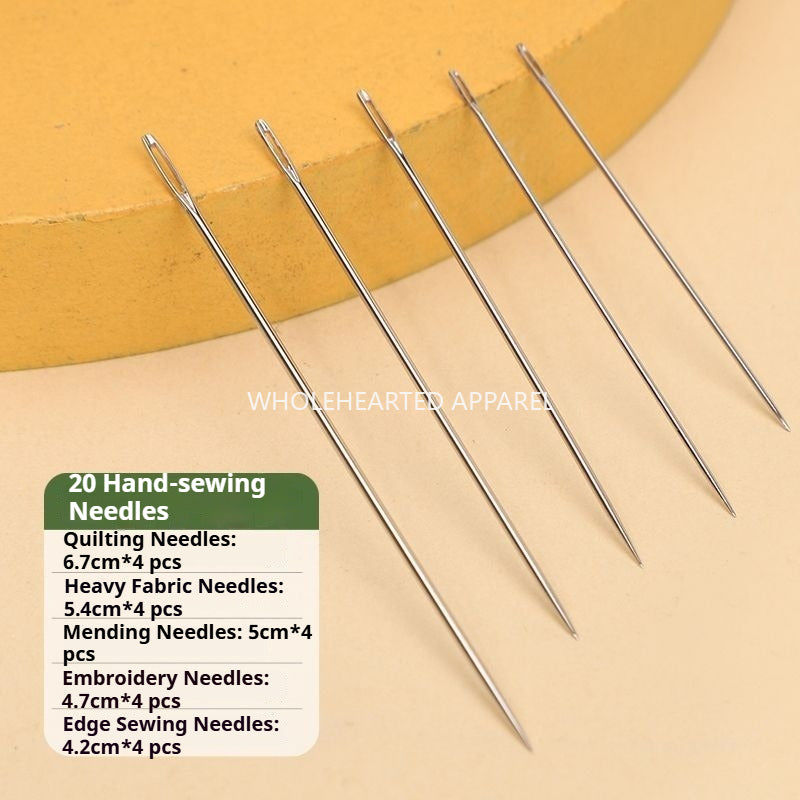 1718★  Hand Sewing Needle Set Press Magnetic Syringe Sewing Clothes Tools Sewing Needle Thickness Needle Storage Syringe Portable★