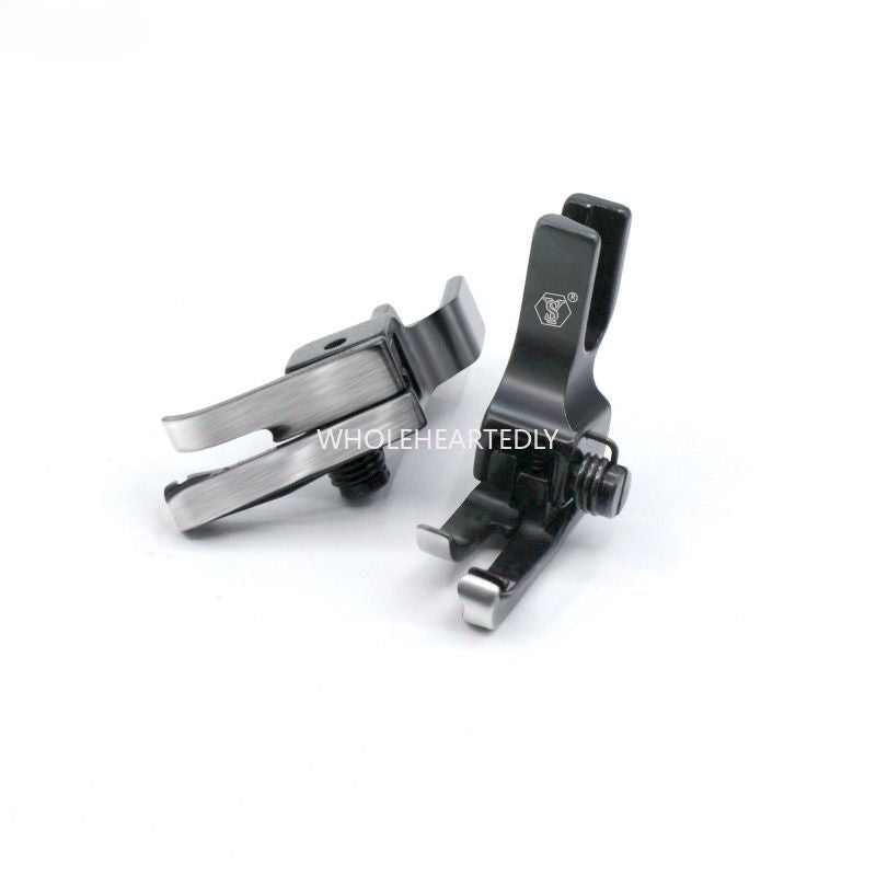 1017★  [Shuyu sewing] New (black titanium steel) spring high and low pressure foot, imported wear-resistant, smooth and not easy to oxidize