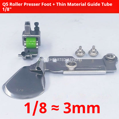1787★ New Adjustable Q5 Roller Hem Presser Foot for Computerized Sewing Machine, Smooth Stitching★