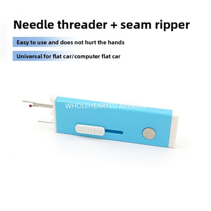 1700★  The second generation of new closed-eye needle threader flat car sewing machine universal automatic fast threading lead tool