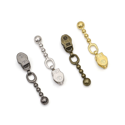 3080  Zipper No. 3 nylon bronze light gold gun color silver pendant slider hook beads clothing bags general accessories