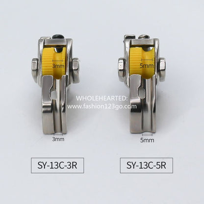 1094★  [New] Boutique all-steel roller with embedded rope presser foot Flat car with slot embedded rope tooth strip presser foot