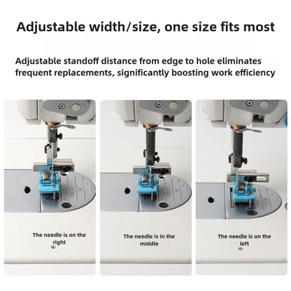 1708★  New 0.1-0 adjustable gear presser foot flat car special activity multi-functional plastic pressing line with knife stop★