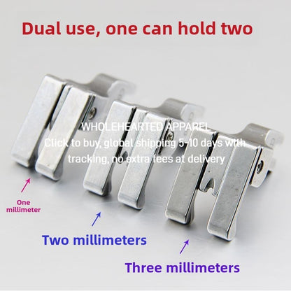 1415★  Computer flat car all-steel left and right universal high and low presser foot industrial sewing machine rib stop pressing line tangential presser foot
