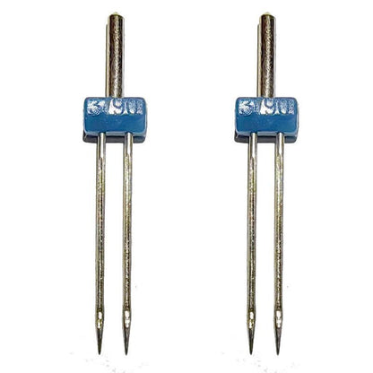 1868★ Twin Needle for Domestic Sewing Machines, Sizes 2/3/4, Compatible with Brother, Butterfly, and Juki-Style Models★