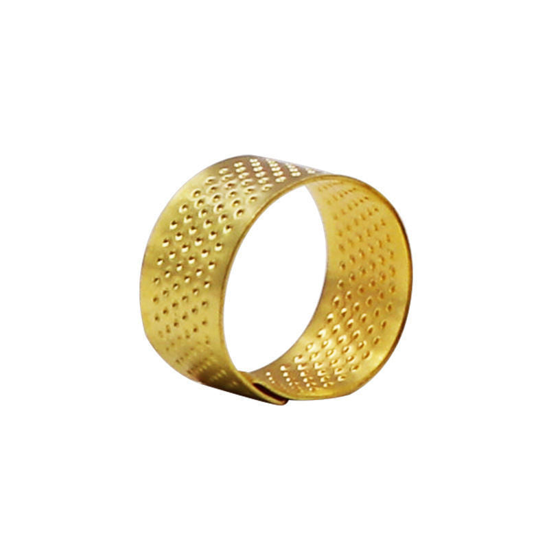 1670★  Old-fashioned thickened thimble, household hand-sewn cross-stitch thimble hoop thimble, sewing ring wedding finger guard ring