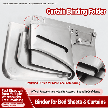 1177★ Curtain Hemming and Edge Binding Folder for Industrial Sewing Machines