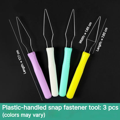 1900★ New Plastic Quick Button Threading Tool for Garment Making and DIY Sewing ★