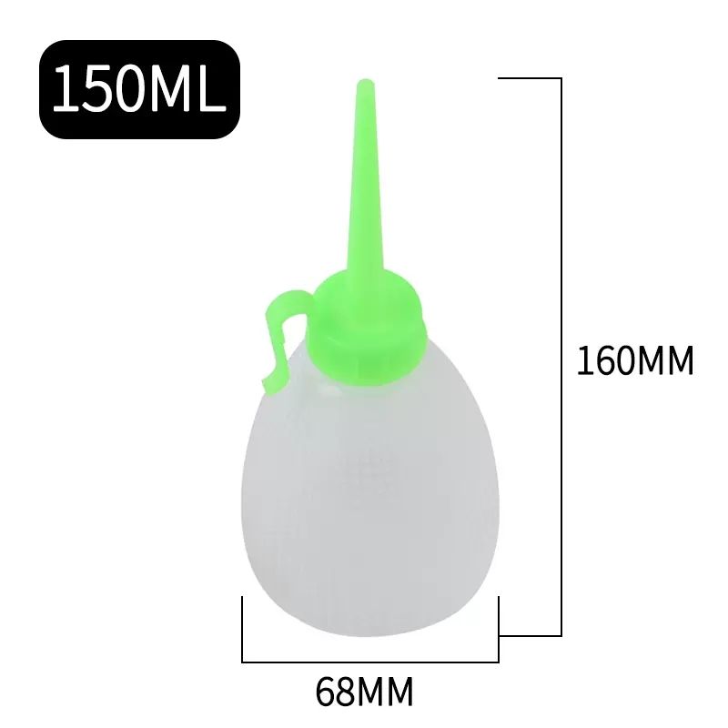 1675★  Plastic size oil pot (empty pot) Resistant to drop and extrusion, not broken, sewing machine oil pot Plastic oil pot for sewing machine